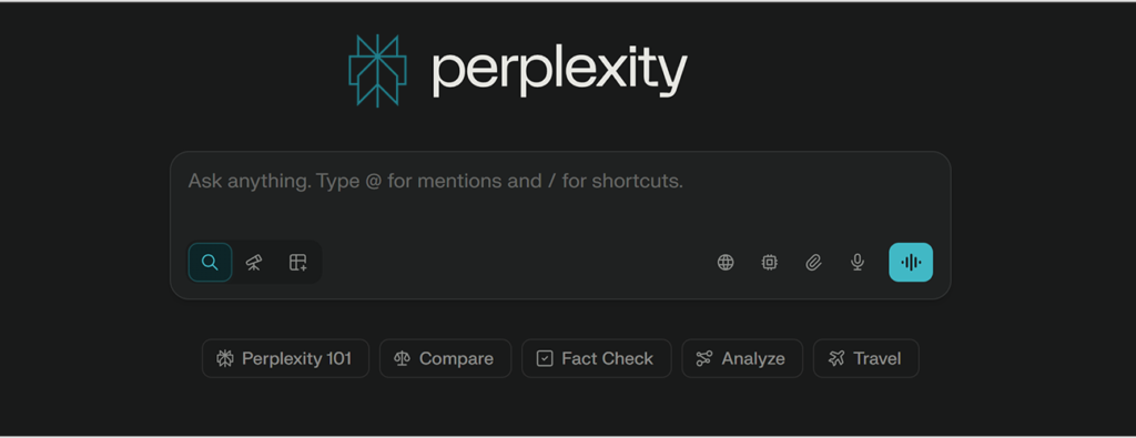 Perplexity : قوة المعلومات والدقة بالمصادر
